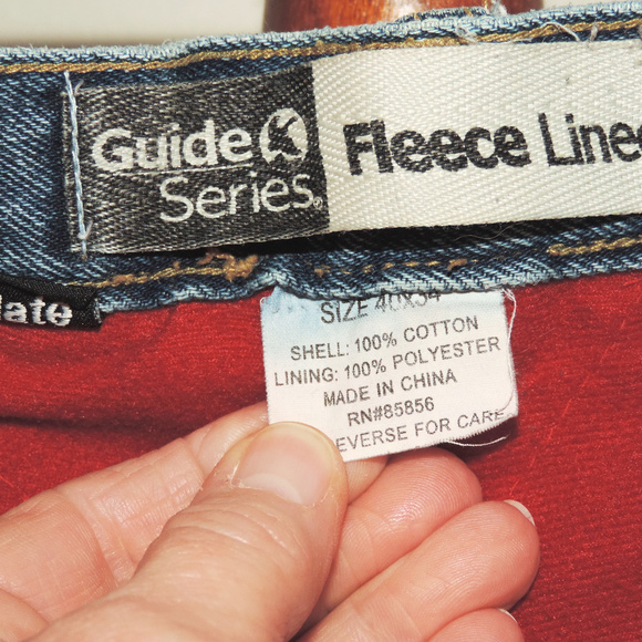 Guide Series fleece-lined denim jeans size 40 - Picture 5 of 7